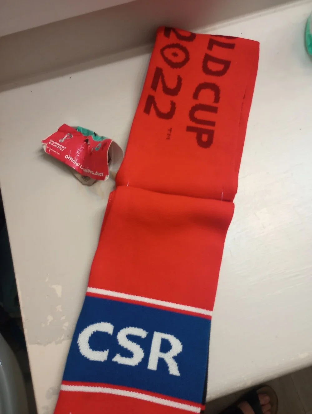 Official FIFA World Cup Qatar 2022 Scarf NWT